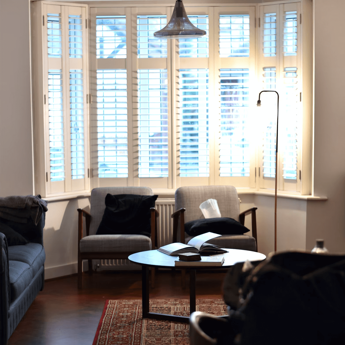 Professionally installed window shutters