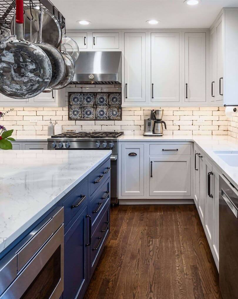 Uplifting Colorful Kitchen Remodel