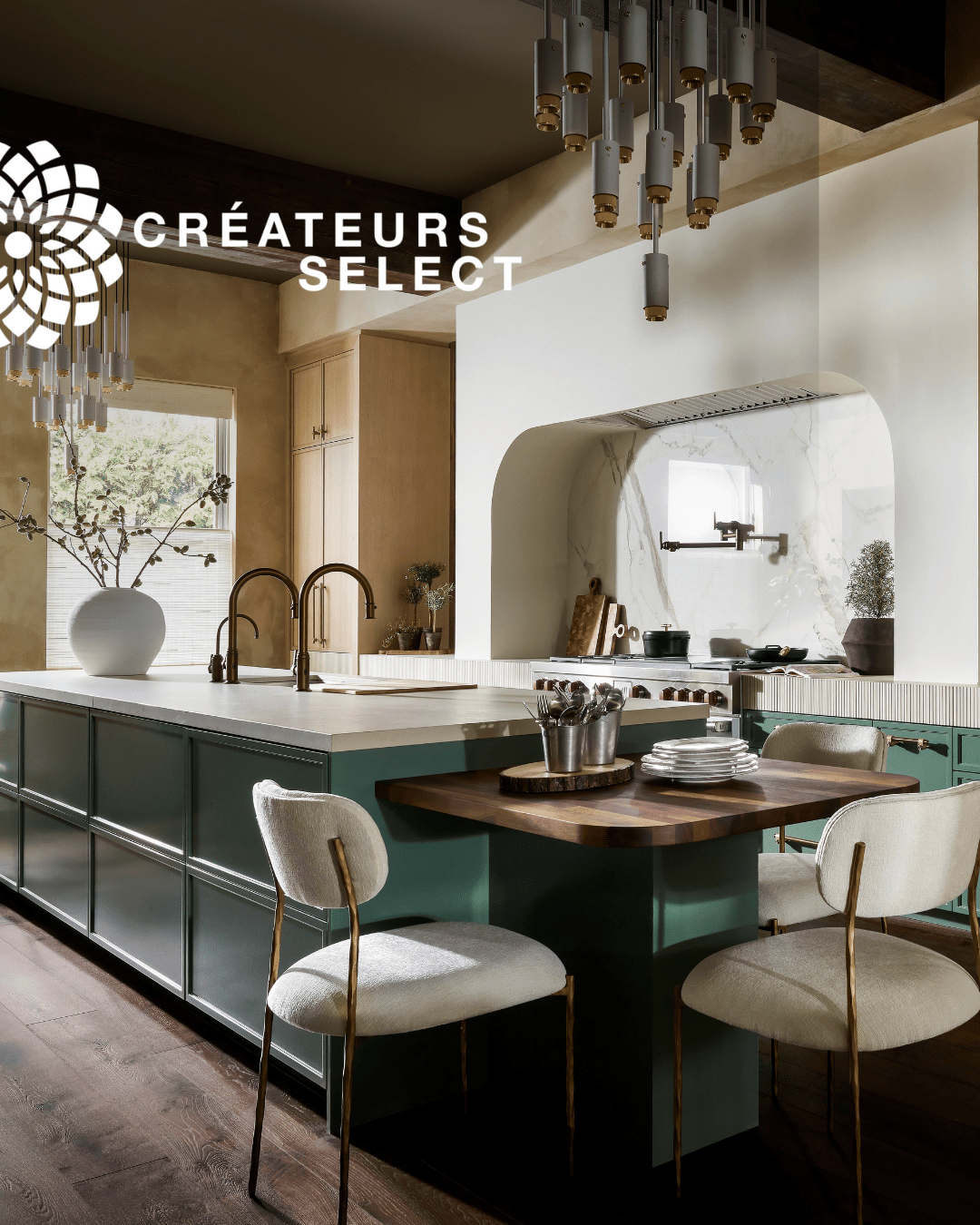 ABLAZE Design Group’s Lake Forest Showhouse Kitchen Longlisted for 2026 Créateurs Design Awards