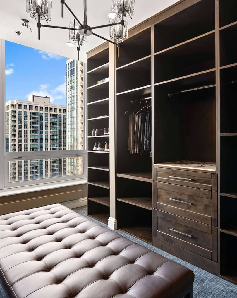 Chicago Sleek  Custom Closet & Shades