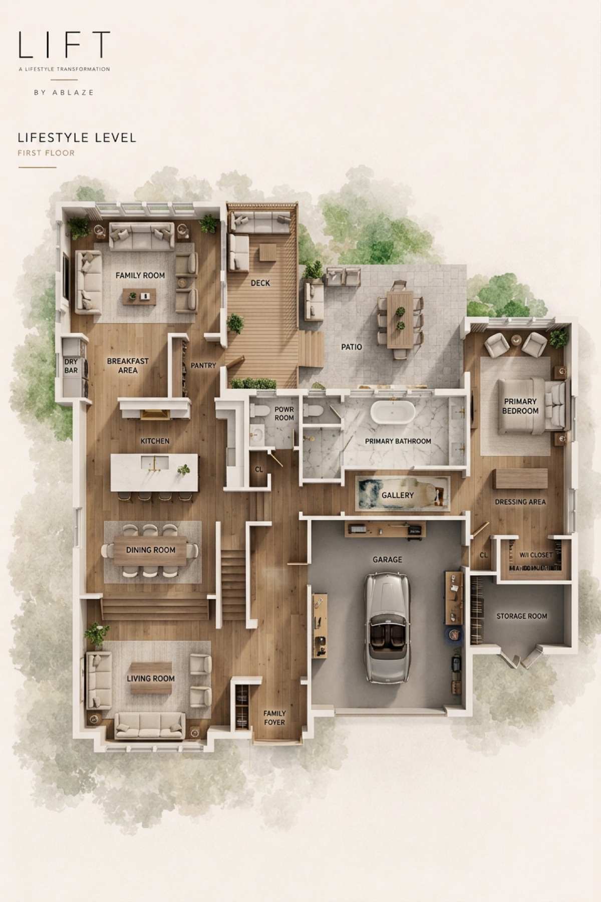 Proposed 3D plan for the LIFT Lifestyle Level