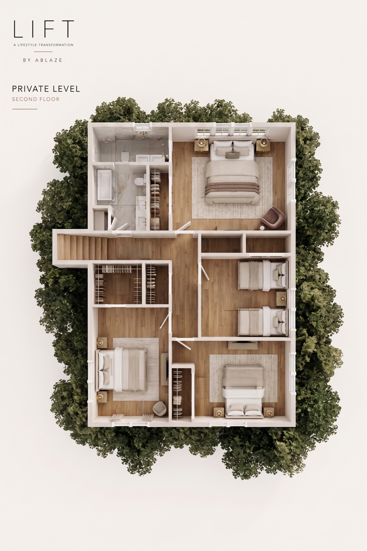 Proposed 3D plan for the LIFT Private Level