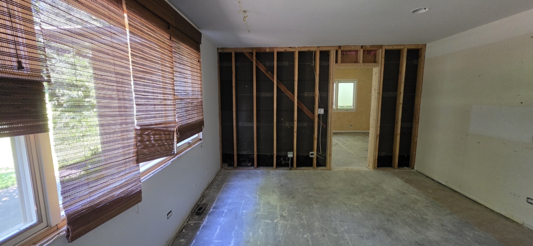Existing windows and wall openings during LIFT construction