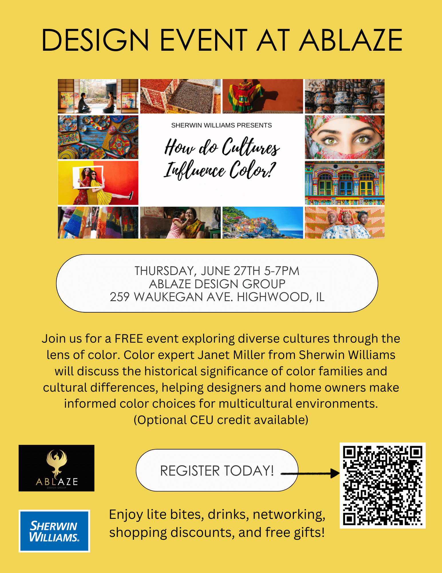 How Culture Influences Color : An event for Designer, Realtors, Home Owners, and Home Buyers