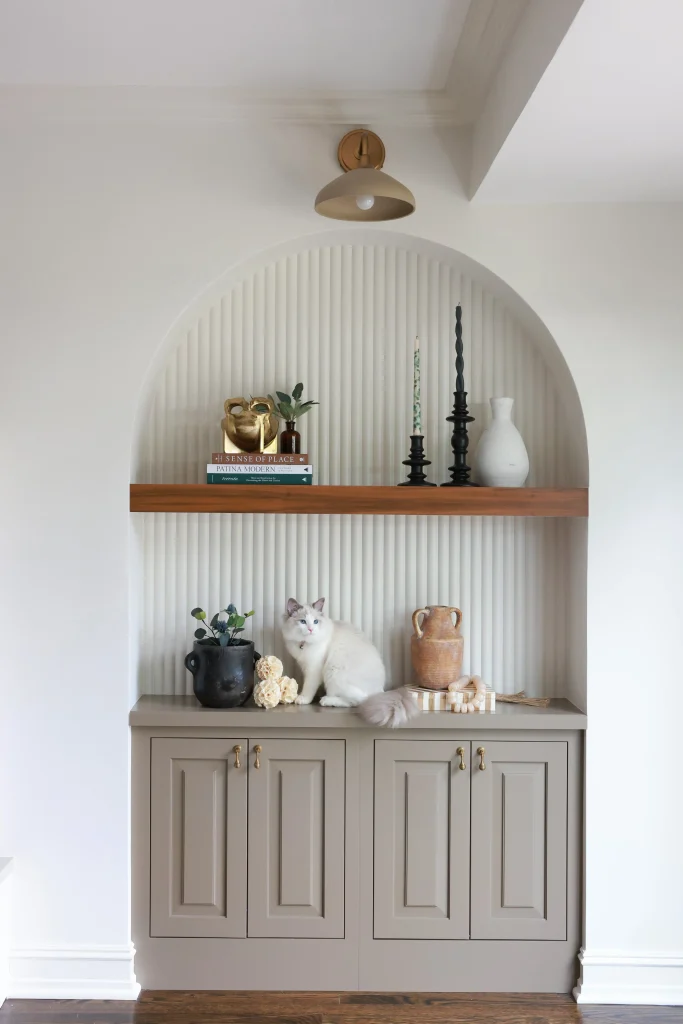 Sculpted Fireplace Wall project image 8